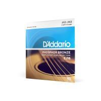 【アコースティックギター弦】 ダダリオ D'Addario EJ16 Light 12-53 PHOSPHOR BRONZE 正規品 | 音ぎ花しotogibanashi