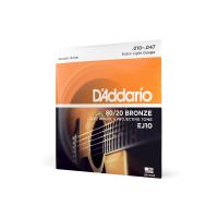 【アコースティックギター弦】 ダダリオ D'Addario EJ10 Extra Light 10-47 80/20 BRONZE 正規品 | 音ぎ花しotogibanashi