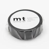 カモ井加工紙 マスキングテープ マットブラック MT01P207 【× 3 個 】 | 雑貨屋MelloMellow