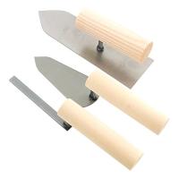 赤長 左官ごて 3点セット 中塗り180mm、柳刃105mm、目地コテ9mm | 雑貨屋MelloMellow