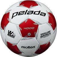 モルテン(molten) サッカーボール 4号球 小学生 検定球 ペレーダ4000 F4L4000-WR ホワイト×メタリックレッド F4L40 | 雑貨屋MelloMellow