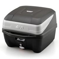 GIVI (ジビ) バイク用 リアボックス 32L 未塗装ブラック シルバーパネル モノロックケース B32N BOLD 97066 | 雑貨屋MelloMellow