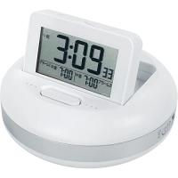 ADESSO(アデッソ) 目覚まし時計 振動 デジタル ブルブルクラッシュ ダブルアラーム バックライト スヌーズ機能付き ホワイト MY-10 | 雑貨屋MelloMellow