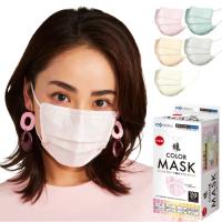 [ROKI] ロキ 纏 まとい カラー不織布マスク 20枚入り ふつうサイズ アイシーピンク (フィルターメーカー創作 日本製 個包装) | 雑貨屋MelloMellow