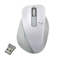 エレコム マウス ワイヤレス Mサイズ 5ボタン(戻る・進むボタン搭載) BlueLED 握りの極み ホワイト(フェイス) M-XGM10DBW | 雑貨屋MelloMellow