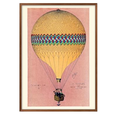 油彩画　気球 気球絵画（アートポスター）｜美術、工芸品 | 楽器、手芸