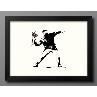 バンクシー 額（アートポスター）｜美術、工芸品 | 楽器、手芸