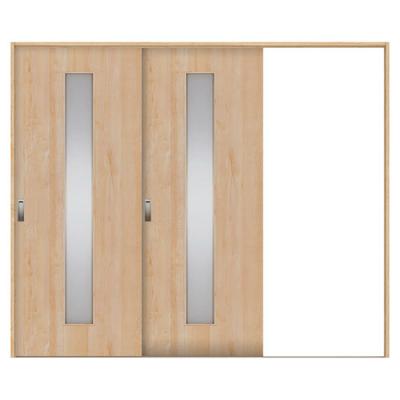 引き戸　2枚セット 楽天市場】かんたん建具 2枚引き違い戸 間仕切り Vコマ付 開口幅