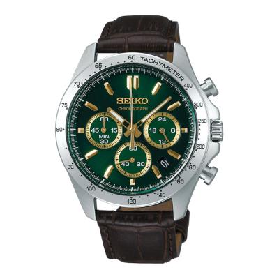 ケ*ン様 SEIKO クロノグラフ グリーン文字盤 動作品 コマ付き seiko クロノグラフ（文字盤カラー：グリーン系）のおすすめ人気商品