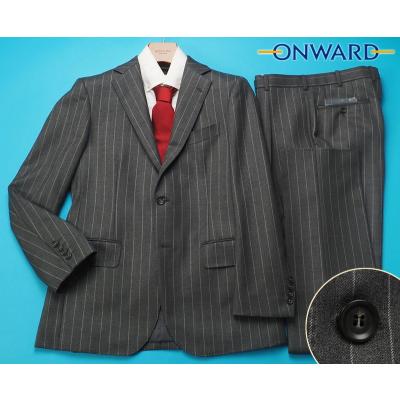 【美品】SUIT SELECT スリーピーススーツ Y5 S グレー シルク混 WEB限定／スーツ／スリーピース／2つボタン／ピンヘッド／CH25 | SUIT
