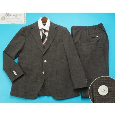 新品✨ジャンコステラッツォーネ ビジネススーツ パンツ2本　94Y6 ウール 155-902511290002_1.jpg