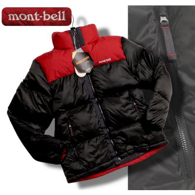 00s mont-bell モンベル　グースダウンジャケット　レッド希少 Y2K モンベル ダウンジャケット メンズ（色：レッド系）のおすすめ人気商品