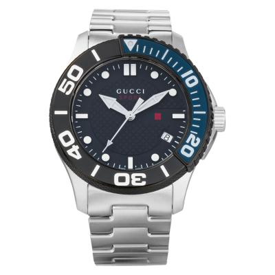 GUCCI グッチ 腕時計 時計 46mm メンズ アウトレット シルバー