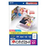 【新品/取寄品/代引不可】フォト光沢CD・DVDケースカード(見開き) A4 JP-INDGK2N | 秋葉原　アウトレットプラザ