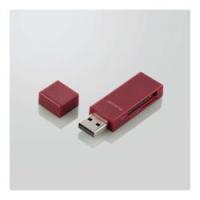 【新品/取寄品/代引不可】カードリーダー/スティックタイプ/USB2.0対応/SD+microSD対応/レッド MR-D205RD | 秋葉原　アウトレットプラザ