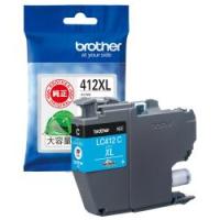 【新品/取寄品/代引不可】インクカートリッジシアン(大容量)LC412XLC 対応型番：MFC-J7300CDW、MFC-J7100CDW 他 LC4 | 秋葉原　アウトレットプラザ