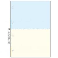 【新品/取寄品/代引不可】FSC(R)認証 マルチプリンタ帳票 A4 カラー 2面 4穴 FSC2011W | 秋葉原　アウトレットプラザ