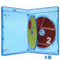 14 5mm厚に2枚収納 便利なフリップタイプ 2枚収納ブルーレイディスクケース ブルー10個 G Ov2bdf145gbl010 オーバルマルチメディアヤフー店 通販 Yahoo ショッピング