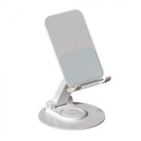 360度回転スマホスタンド ホワイト DL-YU339 | オーバーフラッグスポーツ