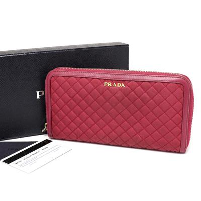 PRADA レッド キルティング 長財布 楽天市場】PRADA（素材（生地・毛糸）キルト）（レディース財布