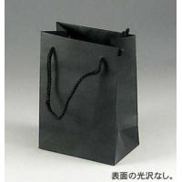 手提げ紙袋 Kバッグ T-4クロ（つや無し） 12cm巾 (巾120 マチ70 高さ165 ポリエステル紐) 100枚 | パッケージ マルオカ