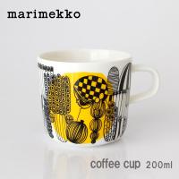 コーヒーカップ　マリメッコ Siirtolapuutarha シイルトラプータルハ 女の子柄　イエロー　200ml ハンドルあり | 北欧雑貨・家電のプレシャスシーズ