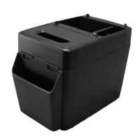 ラージトラッシュ3 車用ゴミ箱 黒 ダストBOX ティッシュボックス 小物入れ トレイ 収納 | パーマン Yahoo!ショッピング店