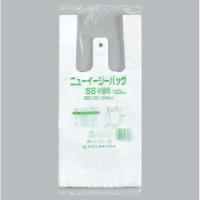 【100枚】ニューイージーバッグ SS（半透明） 福助工業 ブロック付き レジ袋 安い ビニール袋 ポリ袋 エンボス加工 手提げ袋　100枚入 | パッケージ・マルシェ