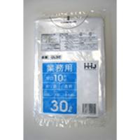 【500枚】30L ポリ袋 GL38 （透明） LLDPE 0.040mm厚 サイズ HHJ 業務用 ゴミ袋　10枚×50冊入 | パッケージ・マルシェ