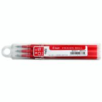 【赤・3本】LFBKRF30EF3R  フリクション替芯0.5mm （赤） パイロット 消せる ボールペン芯 3本入 ニッケン文具 | パッケージ・マルシェ