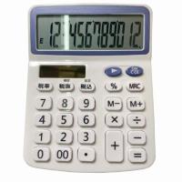 【1個】B2-DM059 12桁 税計算付き 電卓 大型画面 見やすい コンパクト 使いやすい 小型 計算機　1個入 | パッケージ・マルシェ