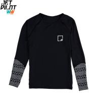 ジェットパイロット JETPILOT ペーサー L/S レディース ラッシュガード PACER LS LADIES RASHIE (ブラック) S21515[WS] | GUTS SKI SHOP