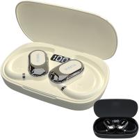 ワイヤレスイヤホン 耳掛け式 イヤホン bluetooth OWS 空気伝導イ Bluetooth5.4 オープンイヤー型 耳を塞がない クリア通話 軽量 片耳 両耳 AAC HiFi 高音質