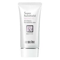 スーパーサンシールド ブライトフィットSPF50+（日やけ止め乳液）40g（アクセーヌ）【メール便対象商品※数量１個のみ】※おひとり様１個限り | パルコスメティックスYahoo店