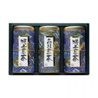 宇治森徳 日本の銘茶 ギフトセット(特上煎茶100g×2缶・高級煎茶100g) MY-50W |b03 | panfam