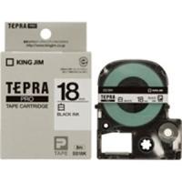 キングジム テプラPROテープ/ラベルライター用テープ (幅：18mm) 5個入り SS18K 白に黒文字 |b04 | panfam