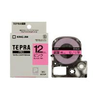 (まとめ) キングジム テプラ PRO テープカートリッジ パステル 12mm ピンク／黒文字 SC12P 1個 (×10セット) |b04 | panfam