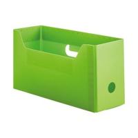 （まとめ）TANOSEE PP製ボックスファイル（組み立て式）A4ヨコ ショートサイズ グリーン 1セット（10個）(×5セット) |b04 | panfam