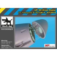 ブラックドッグ A72010 1/72 UP-3D オライオン レーダー (ハセガワ用） | ホビーショップ パンツァーレーア
