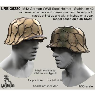 ライブレジン LRE35280 1/35 M42 ドイツ WWII スチールヘルメット 42