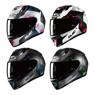 HJC フルフェイスヘルメット 黒/青/銀　キッズ用　52センチ HJC フルフェイスヘルメット 黒/青/銀 キッズ用 52センチ