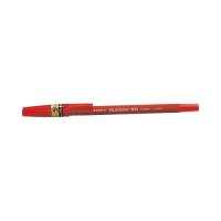 ボールペン ゼブラ ラバー８０　インク色：赤　ボール径０．７ｍｍ R-8000-R | 文具屋さん