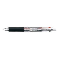 ボールペン 三菱鉛筆 ジェットストリーム４色ボールペン　透明　０．７ｍｍ　インク色：黒・赤・青・緑 SXE450007-T | 文具屋さん