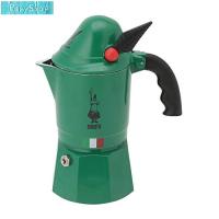 ビアレッティ エスプレッソメーカー 直火式 モカアルピナ 3カップ用 コーヒー マキネッタ グリーン 0002762 | PapyShop