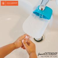 手洗い補助 プリンスライオンハート タップエクステンダー ブルー 便利グッズ 手洗い 蛇口 取付 | paranino