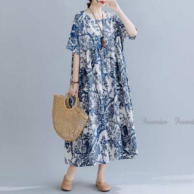 藍染 ワンピース(ワンピース、チュニック)の商品一覧 藍染 ワンピース(ワンピース、チュニック)の商品一覧