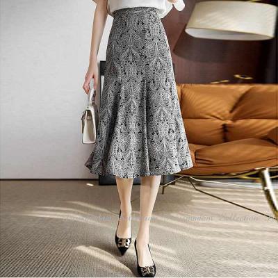 ひざ丈スカート（柄：ペイズリー）｜スカート｜ボトムス、パンツ  