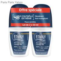 エティアキシル Etiaxil メンズ ロールオンデオドラント 48h 2 × 50 ml | Paris Paris Yahoo!店