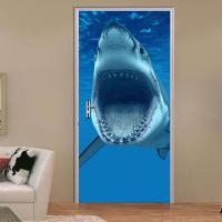 ウォールステッカー 水族館 サメ クジラ エイ イルカ リアルイラスト 海の生物 熱帯魚 壁デコ 北欧風 Diy リビング Ws G9356 Peachyshop 通販 Yahoo ショッピング