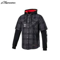 alpinestars アルパインスターズ MO.ST.EQ TARTAN シャツ  9610 TAR GRAY BK[Sサイズ]  ALP8059347271545 | パーツボックス2号店